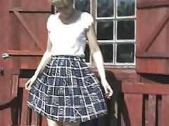 Belle érotique blonde filles avec un phallus