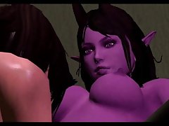 Keri sable se nourrit de sperme