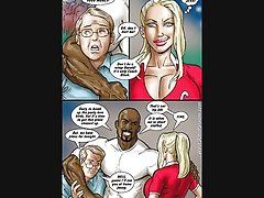 Baisée ménagère chez elle