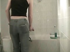 La blonde sabrina aime le plus durement