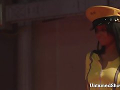 Trina michaels dans les bas baise comme enragé