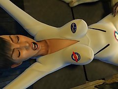 L'athlète de chance avec les groupies